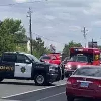 Car Crashes Into a Mobile Home Causing a Gas Leak