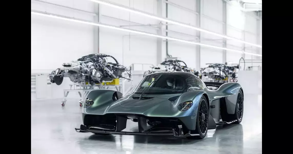 2025 Aston Martin Valkyrie AMR-LMH race car starts testing