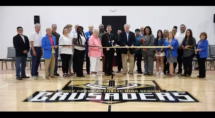 Holy Cross set to open new gym for kids this fall