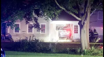 21-year-old charged with OUI for crashing car into Cape Cod home