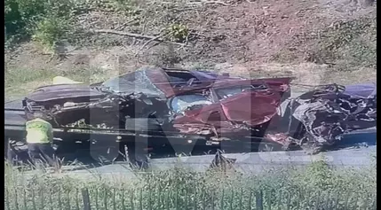 Photo shows mangled car in crash that killed Vikings rookie Khyree Jackson