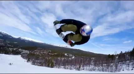 WATCH: Pro Snowboarder Test Rides Kids Version Of His Signature Board