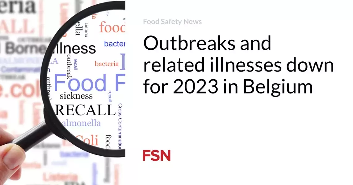 Outbreaks and related illnesses down for 2023 in Belgium