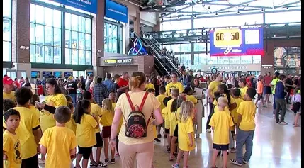 Fever fans from far and wide have a ball at Kids Day