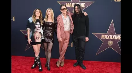 Kevin Bacon and Kyra Sedgwick’s Kids Sosie and Travis Bring Goth-inspired Looks to ‘MaXXXine’ Red Carpet Premiere