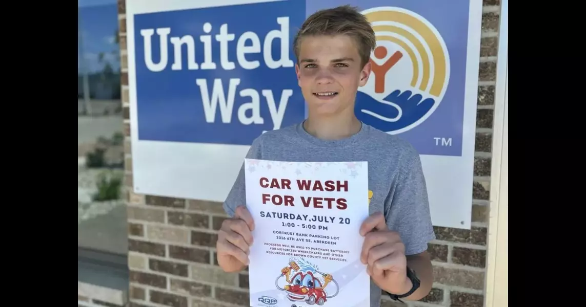 Student Who Aspires To West Point Organizes Car Wash To Help Veterans