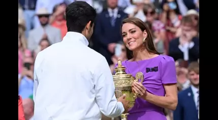 Kate Middleton Calls Prince George and Prince Louis ‘the Boys’ as She Passes on Their Question to Tennis Champ