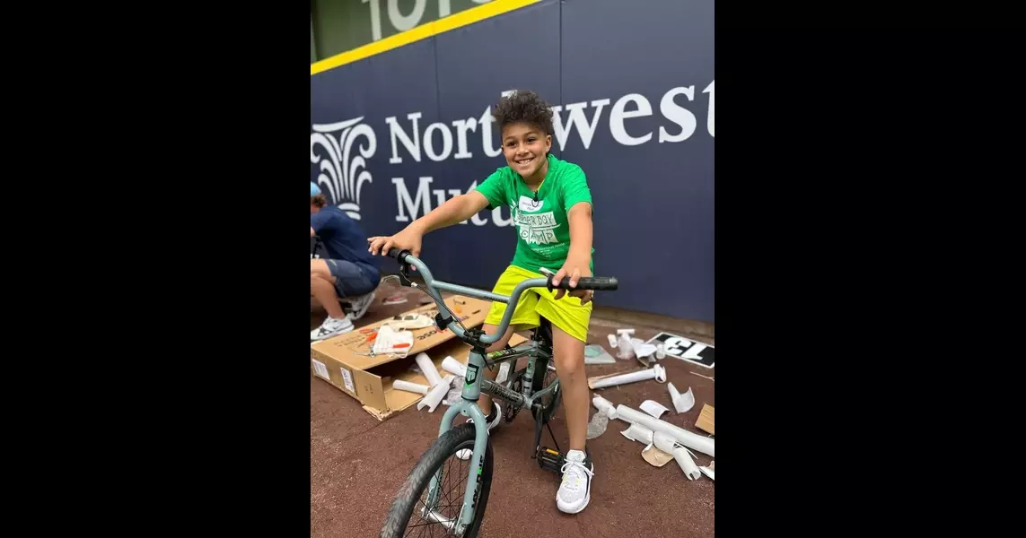 Milwaukee kids get help from the Brewers to build their very own bikes