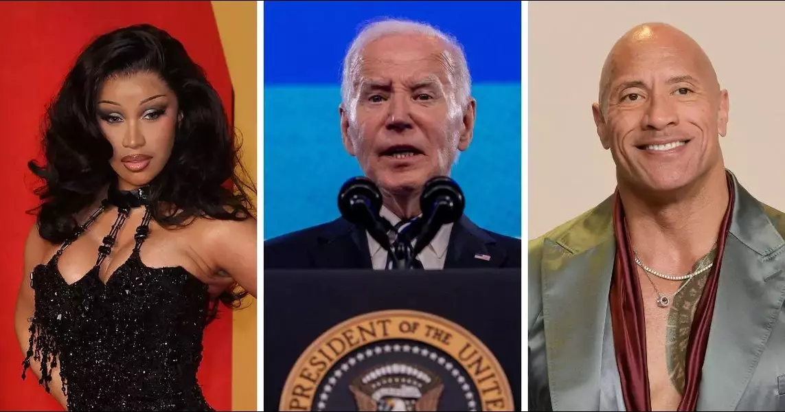 These Celebrities Won’t Endorse Joe Biden — From Dwayne Johnson to Cardi B and More