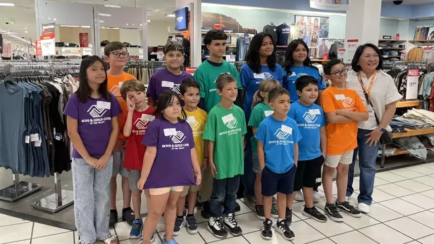 Local Boys and Girls Club treats kids to back-to-school shopping spree