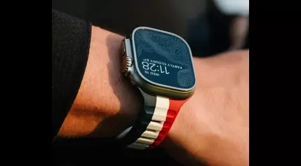 Bring home the gold with Nomad’s new red, white, and blue Olympics Apple Watch Sport Band