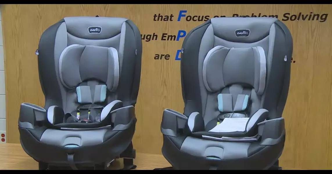 Car Seat Donations for the Chippewa Falls Police Department