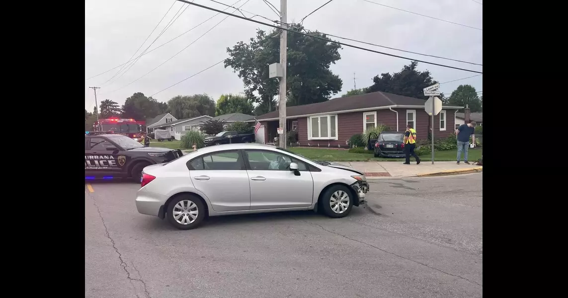 Home suffers minor damage after being hit by car in Urbana