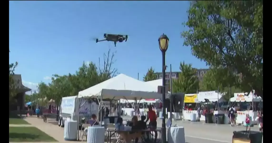 Park Ridge Police utilize new drone to enhance security at food festival