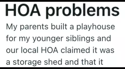 HOA Demanded He Tear Down The Playhouse He Built For His Kids, So He Got His Neighbors To Build Them In Their Yards Too