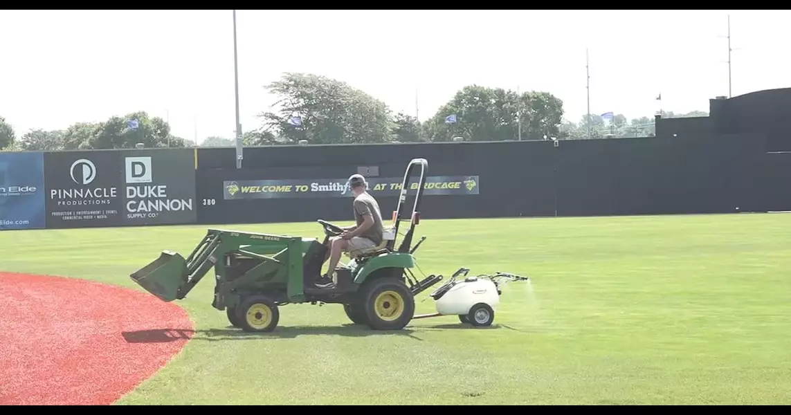 Sioux Falls Canaries spray for mosquitoes ahead of weekend games at home