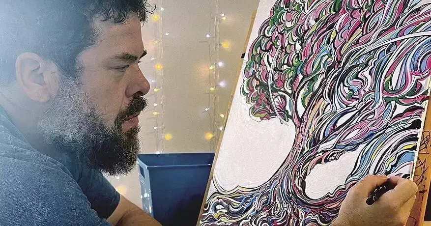 ‘Color & Flow’ spotlights artist’s music, paintings, digital work