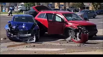 Child thrown from car in north Laredo crash