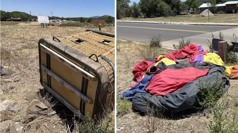 2 kids, woman injured in hot air balloon accident in Williams