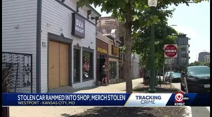 Westport shop calls for more security after burglars in stolen car crash into storefront