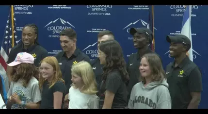 Kids get the chance to meet local Olympians