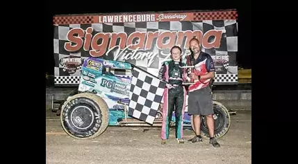 Roell gets first career sprint car win at Lawrenceburg