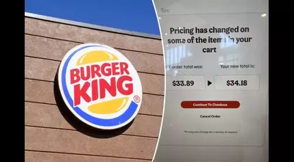 Customer claims Burger King forced dynamic pricing increase on her…