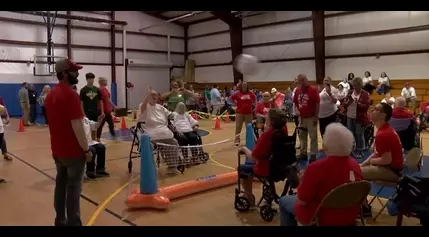 ‘Geri-Olympics’ lets senior center residents around West Virginia compete in games together