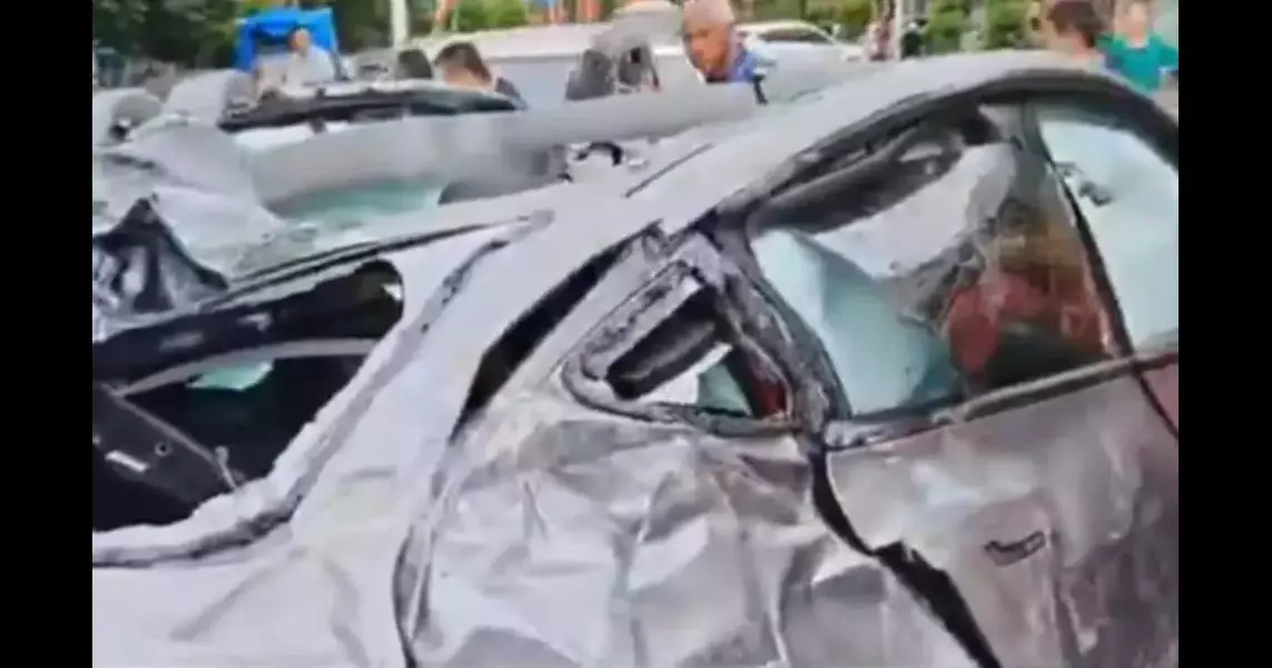 Video: Tesla Car Flips 7 Times After Crash, But All Passengers Survive