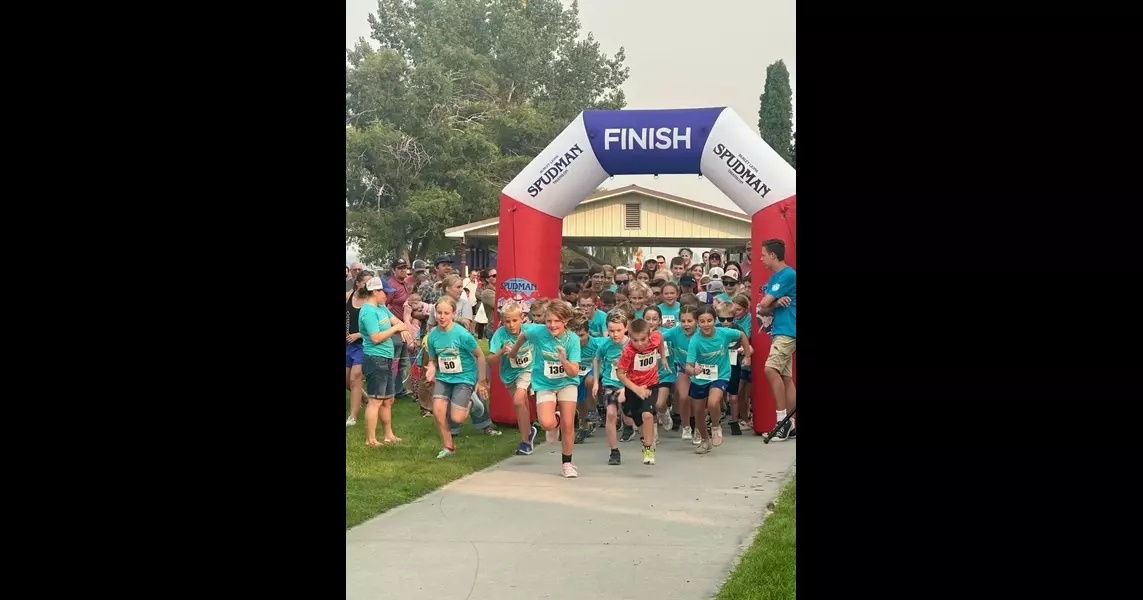 Hundreds of kids Join the 2nd Annual Spudman Tater Tot Trot