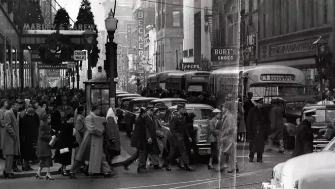 See Cincinnati’s Music Hall, Fountain Square, Eden Park and more in the 1950s