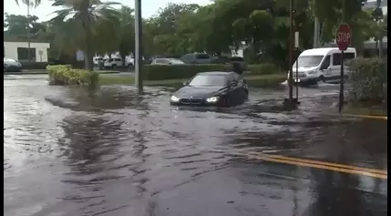 Storms across Broward dump inches of rain, cause flooding and car damage – WSVN 7News | Miami News, Weather, Sports