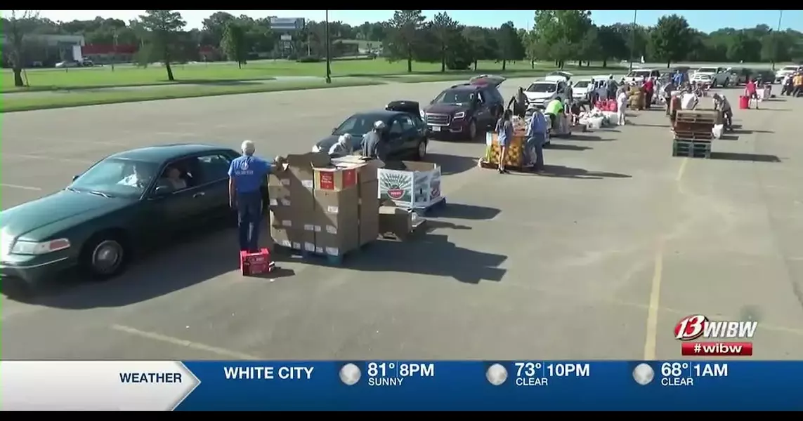 Harvesters, Topeka Bible Church help families fight hunger at monthly free food distribution