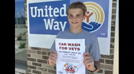 Student Who Aspires To West Point Organizes Car Wash To Help Veterans