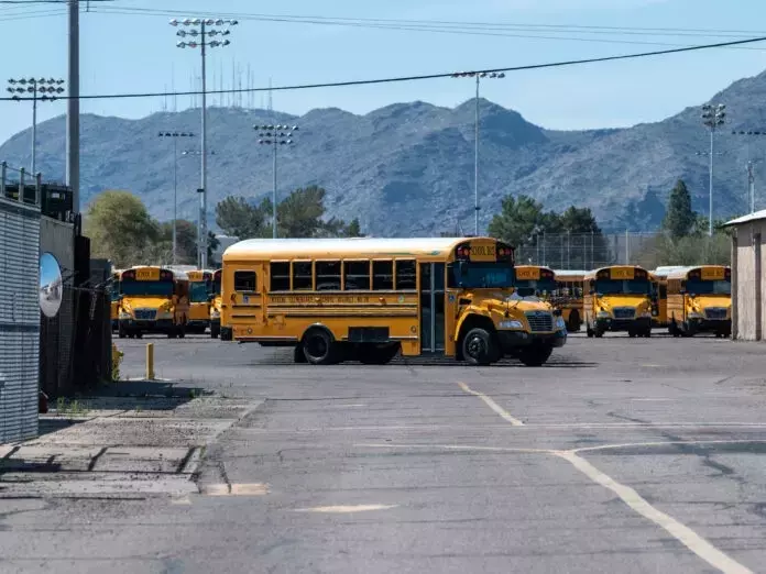 Some kids got on the wrong school bus and ended up in Tempe