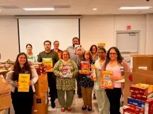 MetroWest Medical Center Employees Donate 976 Pounds of Breakfast Foods to Food Bank