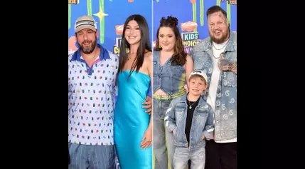 Adam Sandler, Jelly Roll and More Brought Their Kids to 2024 KCAs Red Carpet