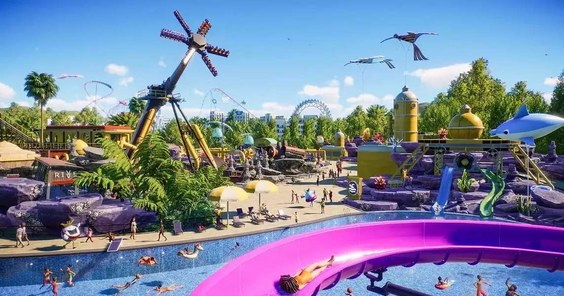 Planet Coaster 2 revealed with water parks and multiplayer park-building for 2024 release