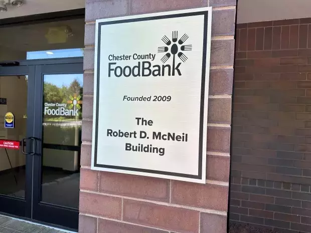 Chester County Food Bank dedicates headquarters to founding chairman Robert D. McNeil