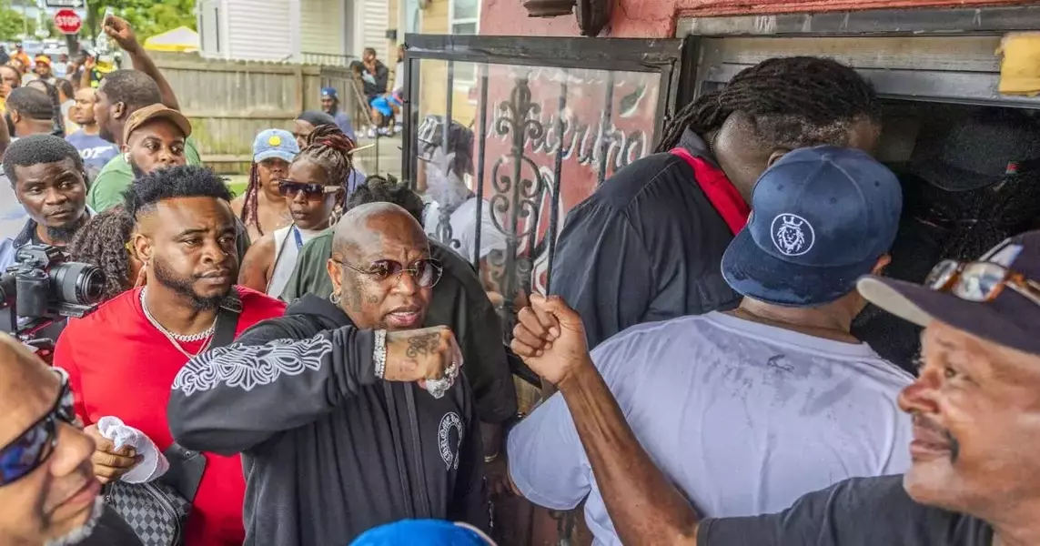 Photos: Cash Money rappers return home to New Orleans. See who showed up in Central City.