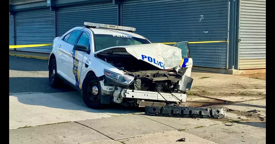 Officer hurt in car crash in Northeast Philadelphia, police say