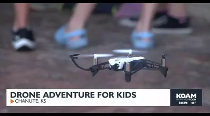 Chanute Public Library hosts drone adventure for kids