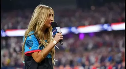 Ingrid Andress’ music sees spike in streams after drunk National Anthem performance