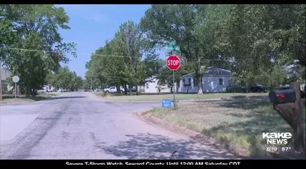 Camera catches bicyclist hit by car that ran stop sign in Hutchinson