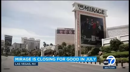 Before it closes July 17, Mirage casino in Las Vegas has to give away .6M