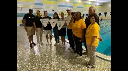 100 kids getting free swim lessons at Pottstown YMCA