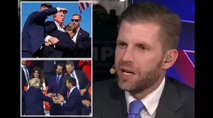 Eric Trump saw dad’s assassination attempt while watching TV with his…