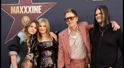 Kevin Bacon, Kyra Sedgwick make rare appearance with their adult kids