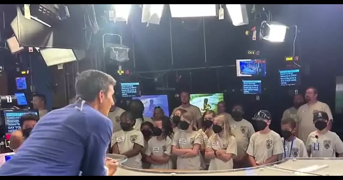 Mount Holly Police Department’s Kids Camp visits WBTV