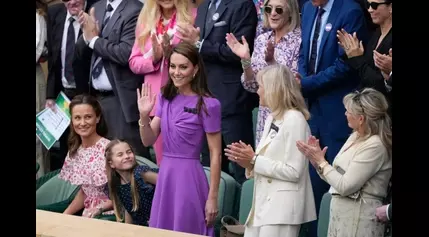 Kate Middleton Receives Standing Ovation at Wimbledon